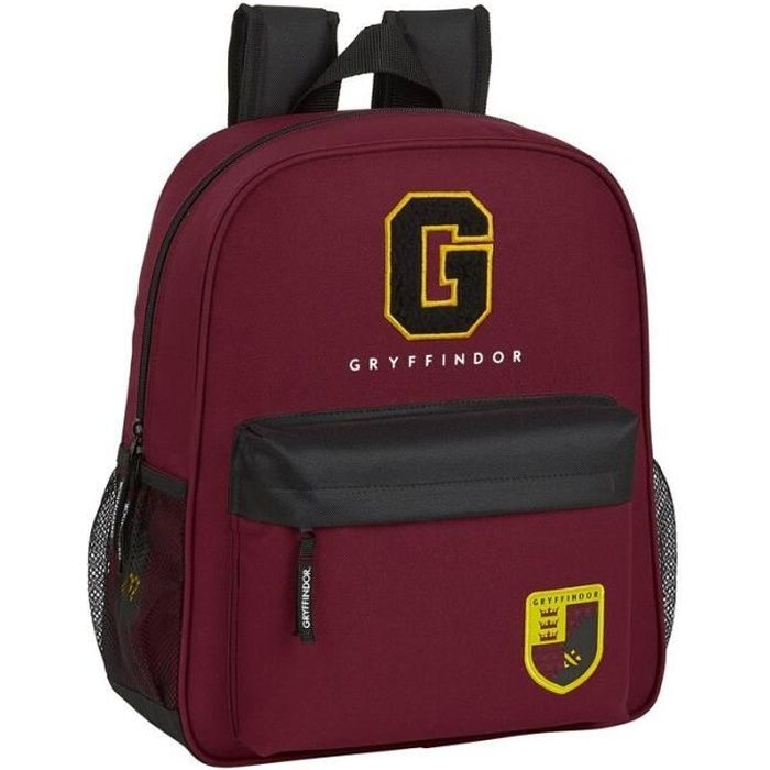 Sac dos Harry Potter Gryffondor Wizard 38cm Grenat et noir