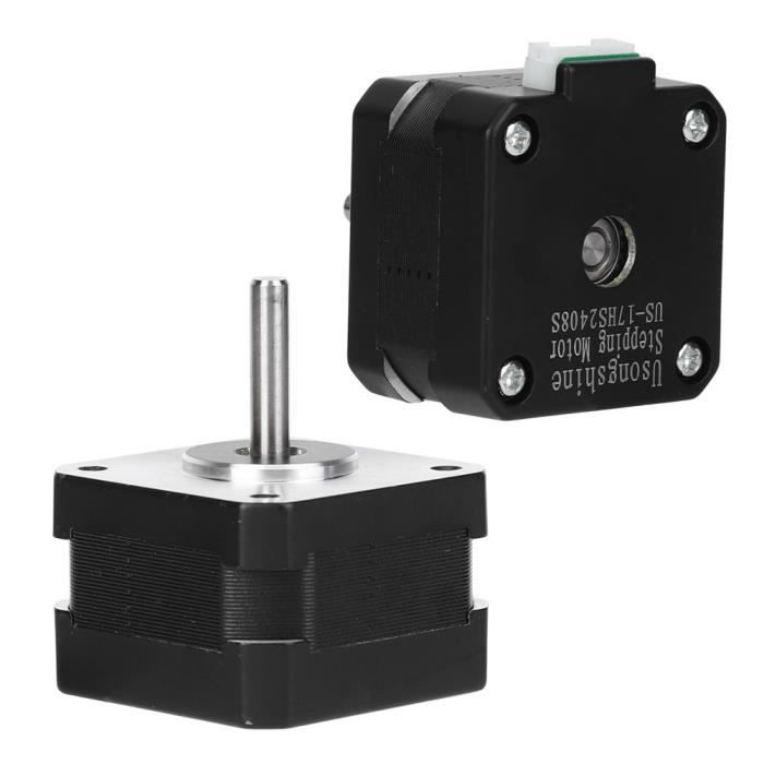Kit Moteur Pas à Pas Nema 17 Avec Arbre Entièrement D-cut Pour