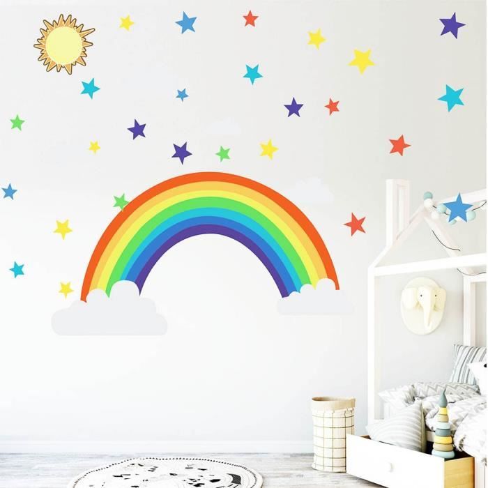 Autocollant Mural Fusée Et Espace – Décoration Chambre Enfant – Vinyle Personnalisable (couleur Au Choix)