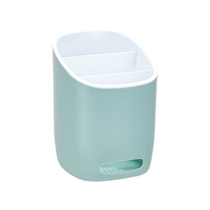 Porte-couverts De Cuisine NIHENHAO – Égouttoir à Couverts En Plastique, 3 Compartiments – Pour Cuillères, Baguettes, Ustensiles - 4