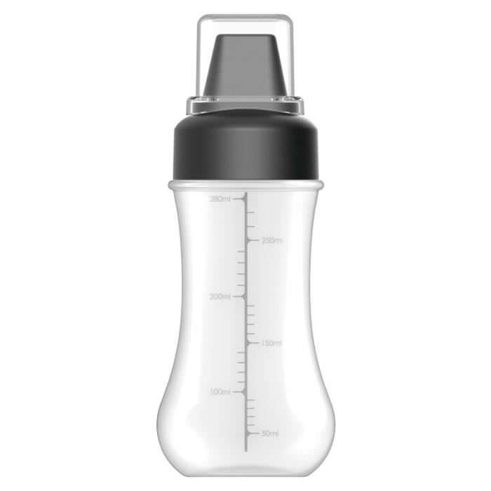 BESPORTBLE Lot De 2 Bouteilles Presser Miel Et Condiments - Pots Plastique Réutilisables Pour Sauces, Ketchup, Transparent