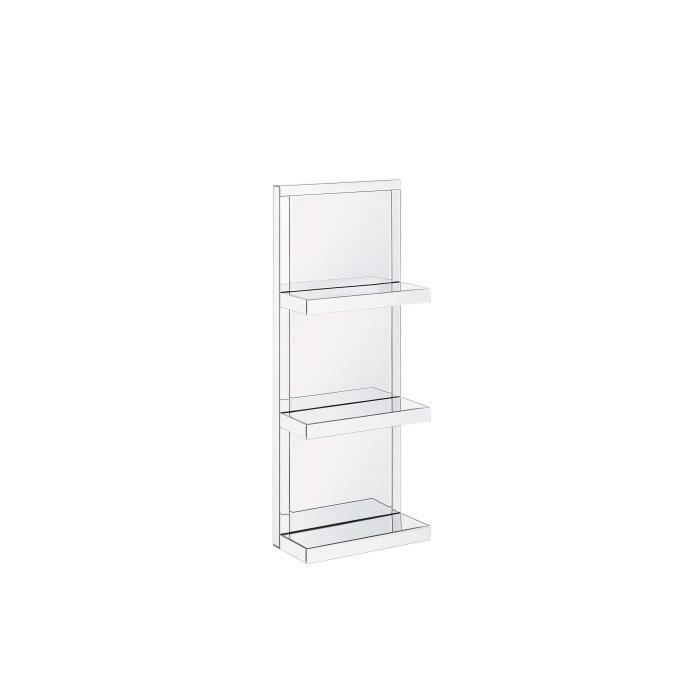 Beliani - Étagère de salle de bain effet miroir GAONA