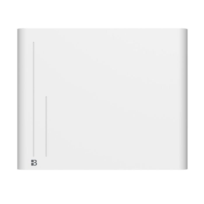 Radiateur électrique fixe à inertie sèche céramique - BESTHERM - ALBA 1000W - horizontal blanc