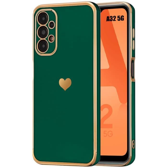Coque - Samsung - Galaxy A32 5G - Vert Nuit - Ultra Slim - Résistant aux rayures - Cdiscount coque pour samsung galaxy a32 5g
