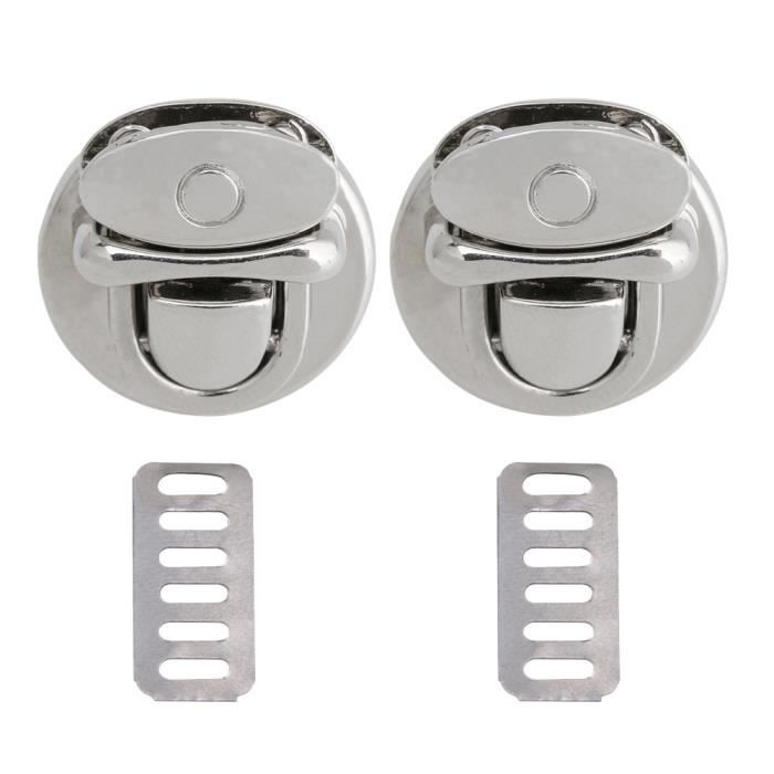Lot De 2 Fermoirs De Sac à Main 20 Cm En Aluminium - Cadre Carré U Pour DIY Fabrication De Sacs