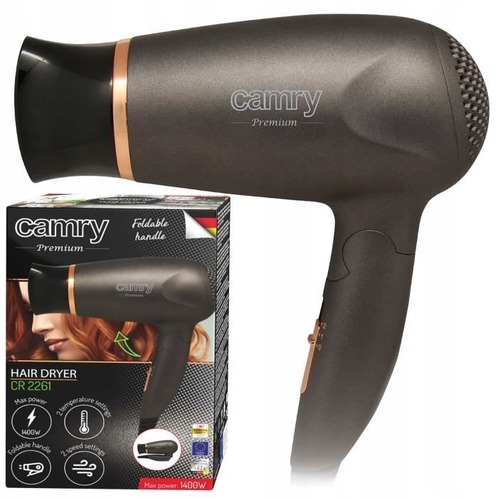 Camry Cr 2261 Hair Dryer Metallic Gold - vue 2