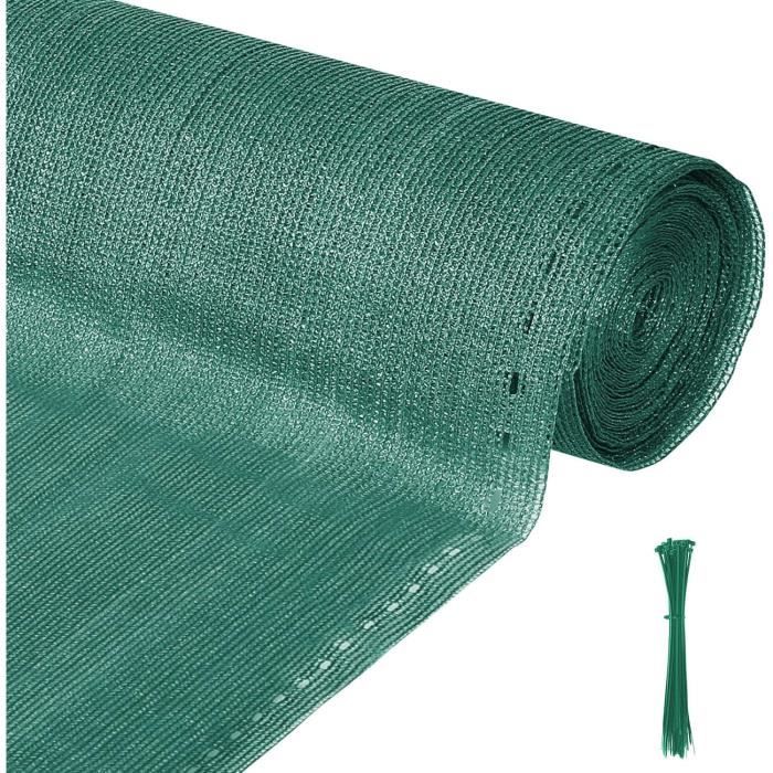 Brise Vue Renforcé 1,8 X 10 M Vert 220 Gr/m² Luxe PRO