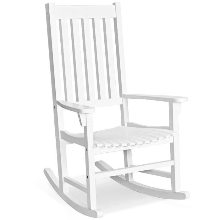 Fauteuil à Bascule Métallique Chaise Berçante de Relaxation Extérieur Rocking Chair en Fer pour Patio Cour Parc Jardin Balcon 24,0 Pouces 35,0 40,9 