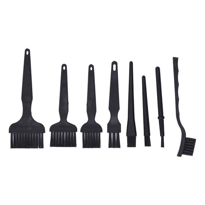 6 Brossettes Antistatiques De Nettoyage - Pour Clavier, Fentes, Rails De Fenêtres - Outil Pratique Maison Et Bureau - 4