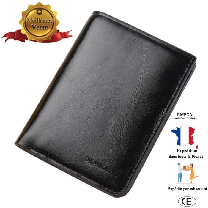 DUYAER® Tout En Un Portefeuille Homme Portefeuille Cadeau Pour Homme