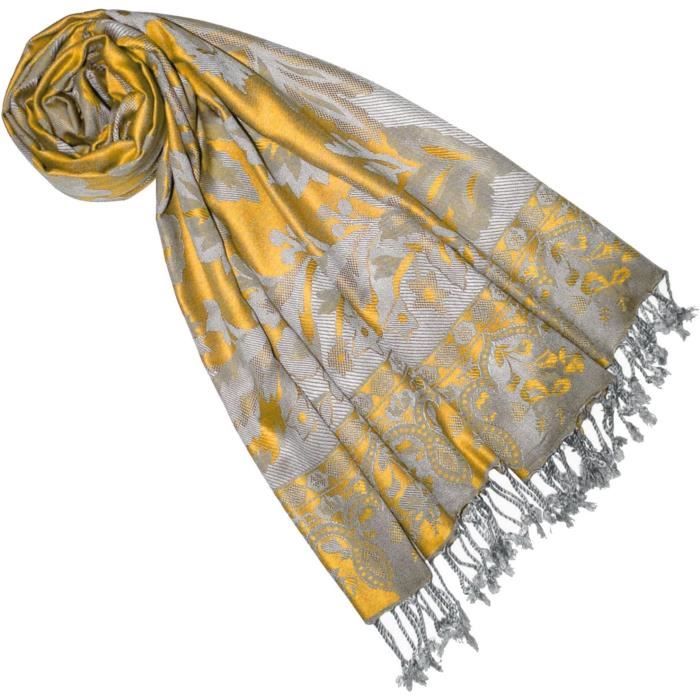 Meranu Pashmina London Écharpe Pour Femme Chaude Et Douce Unie - Co