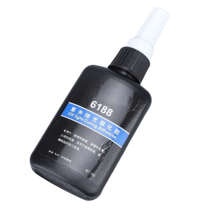 ROM Résine Uv De Type Dur Colle Uv Cristalline Transparente À Haute Dureté À Durcissement Rapide
