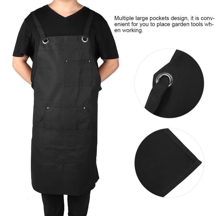 Tablier De Travail Robuste Avec 11 Poches à Outils Tablier à Outils En Toile Reglable Pour Femmes Et Hommes 90835420