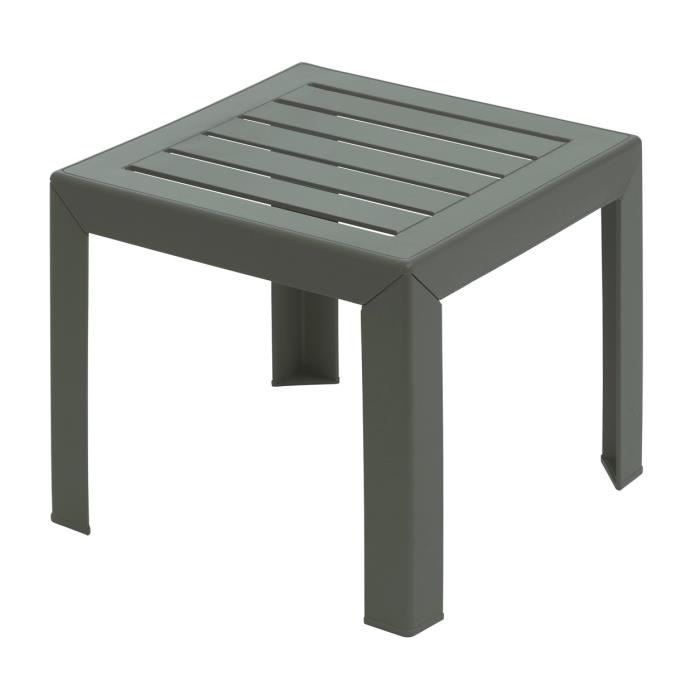 Table basse - GROSFILLEX - Miami - Forest green - 40x40 - Résine
