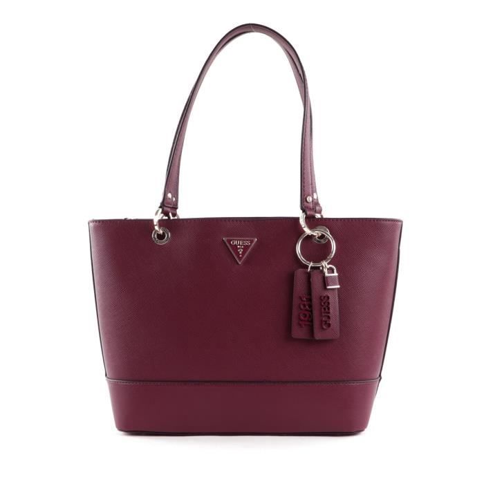 GUESS Noelle Elite Tote Burgundy [143278] -  sac à épaule sacoche