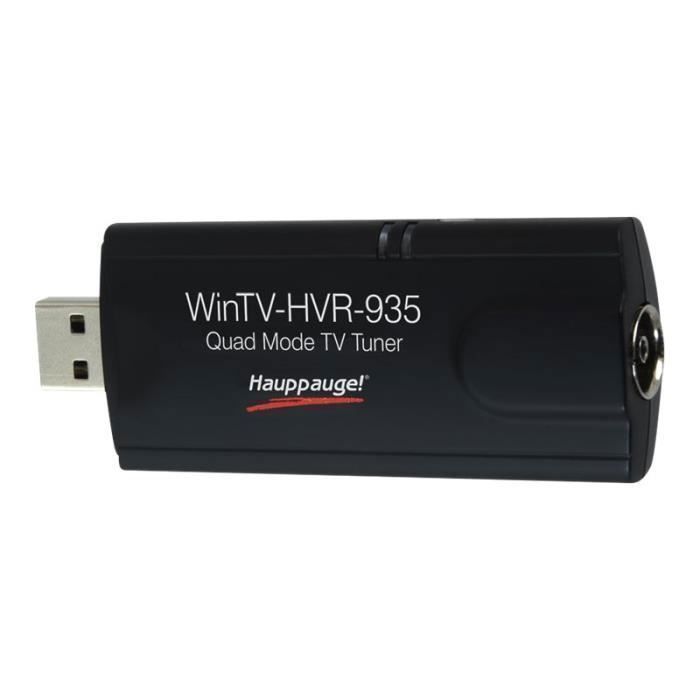 Hauppauge WinTV HVR-935C Tuner TV numérique-analogique - tuner radio - adaptateur de capture vidéo DVB-C, DVB-T2 HDTV USB 2.0 PAL