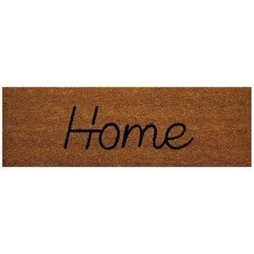 Tapis coco naturel spéciale marche - IDMAT - 25 x 75 cm - Epaisseur 15 mm