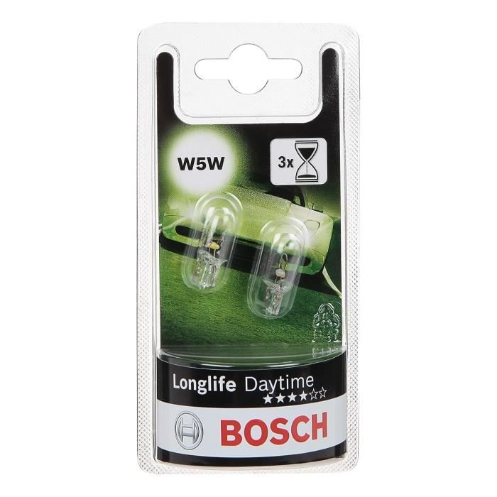 BOSCH Ampoule Longlife Daytime 2 W5W 12V 5W