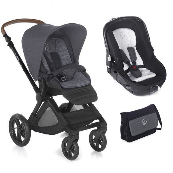 JANE Poussette Duo Muum Nacelle matrix light 2 Jet black