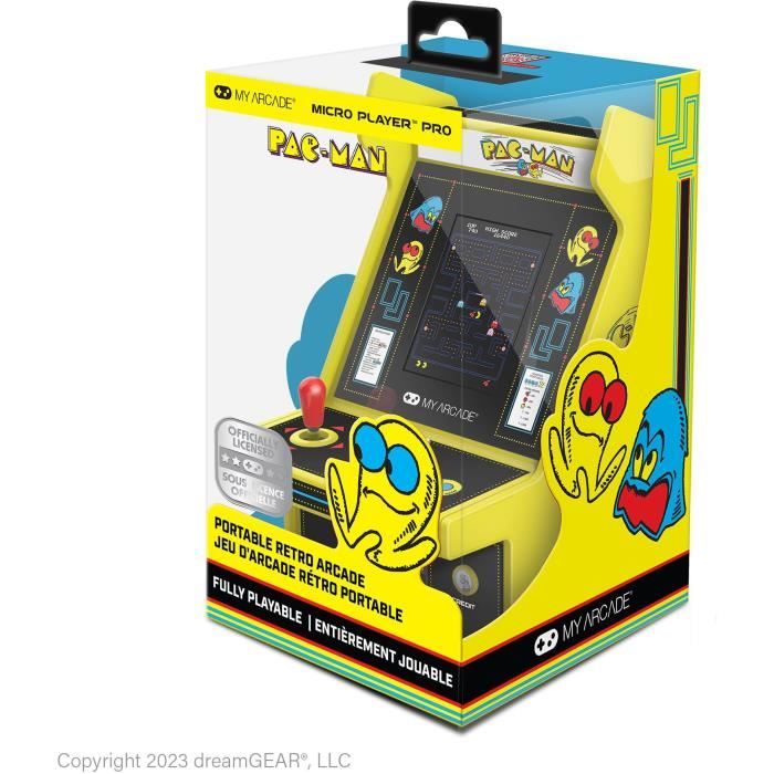 Console Rétrogaming - My Arcade - Micro Player PRO Pac-Man - Ecran 7cm Haute Résolution