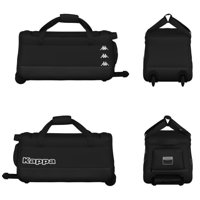 Sac à roulettes Kappa Garcisio black XL Cdiscount Sport