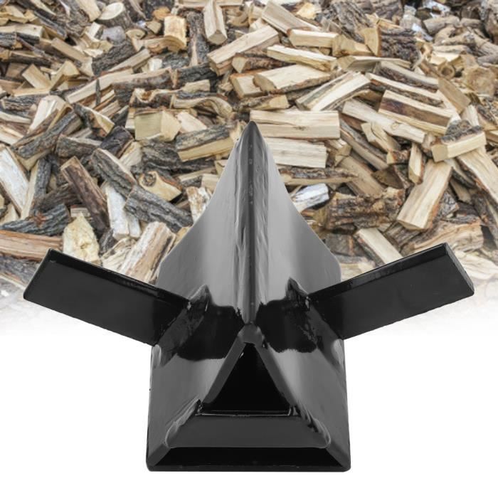 Tête De Fendeuse à Bois En Croix - Compatible PM7T-520A, THLS-4/6 - En Acier Traité Antirouille - Hauteur 13 Cm