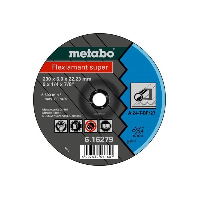 Meules débarbage Flexiamant super 125x60x222 acier
