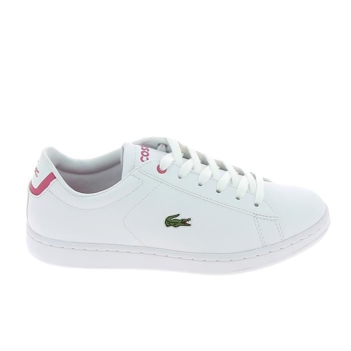 lacoste blanche rose