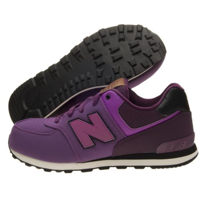 new balance 410 baskets en daim et maille bordeaux