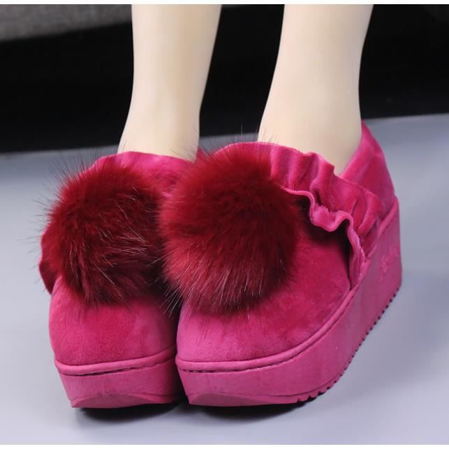 Pantoufle femme on sale talon compensé
