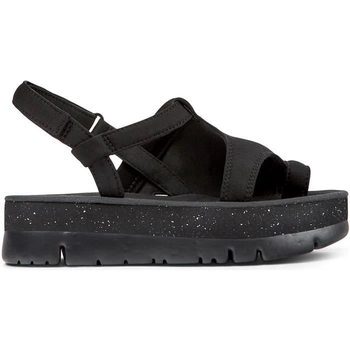 Sandales femme Camper Caterpillar UP K201543 Cuir noir