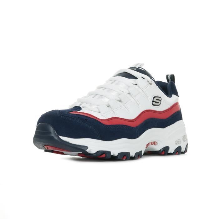 skechers d'lites rouge