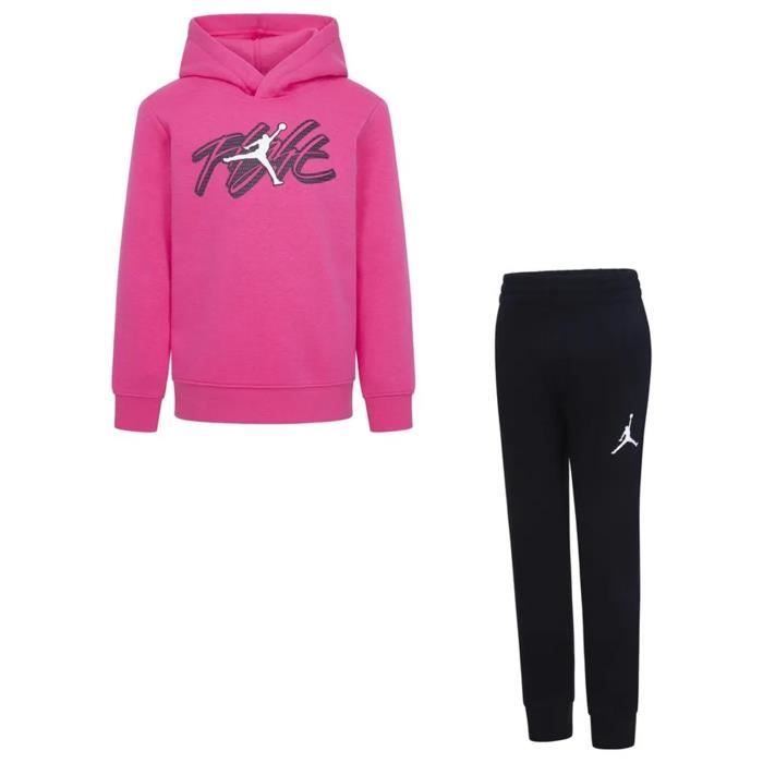 Jordan Survetement pour Fille Flight Font Rose 85D017 023 Rose Cdiscount Pret a Porter