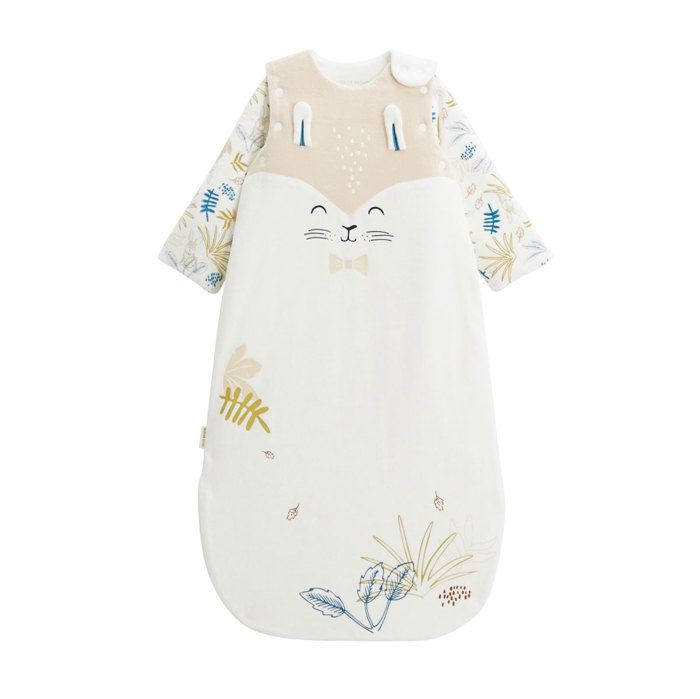 Gigoteuse D'Hiver Bébé Avec Pieds & Manches Amovibles - Tog 3.5 - Taille 85-100 Cm - Coton Doux - Rose