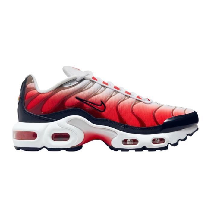 Nike Baskets - NIKE - Air Max Plus GS - Fire - Rouge Noir - Enfant