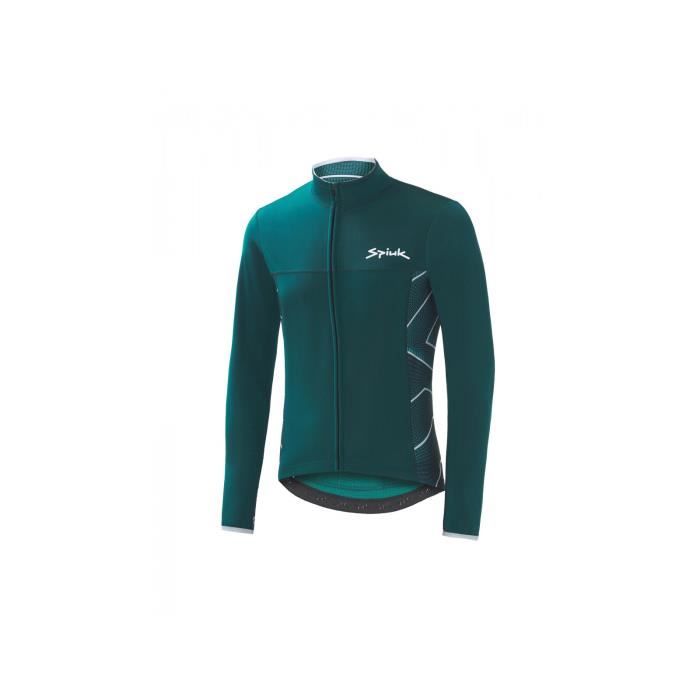 veste imperméable spiuk boreas - cycle - homme - vert - l - respirante et confortable