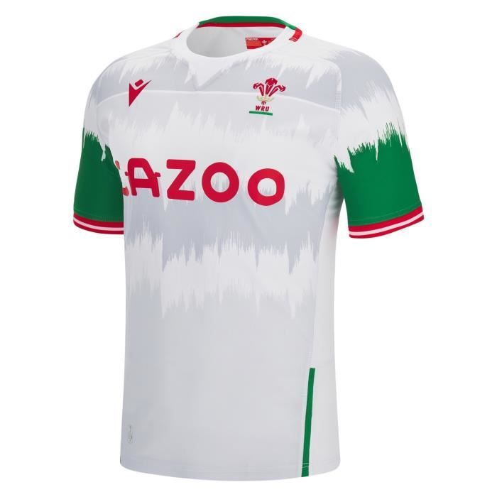 Maillot Ext rieur Pays de Galles Rugby XV Pathway 2023 blanc rouge 6XL
