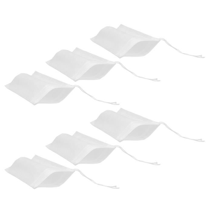 200Pièces Sachet Pour Thé, Sachet De Thé 7 * 9CM Sachet De The A