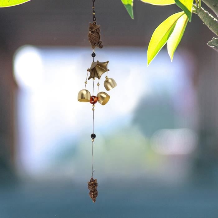 Carillon Éolien - ZGEER - LED Solaire Multicolore - Étanche - Intérieur Et Extérieur
