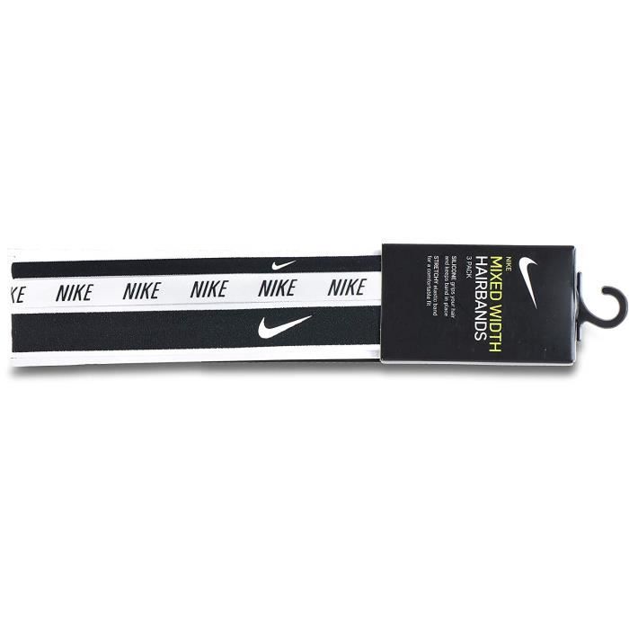 Nike 9318/72 Bandeau Homme, Noir/Blanc, FR Fabricant : Taille Unique ...