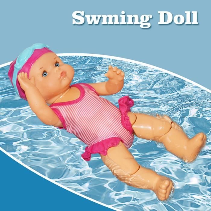 Poupee De Bebe Poupee De Natation Poupee Pour Baignoire Douche Piscine Time Play Une Poupee Qui Nage Toute Seule Achat Vente Poupee Cdiscount
