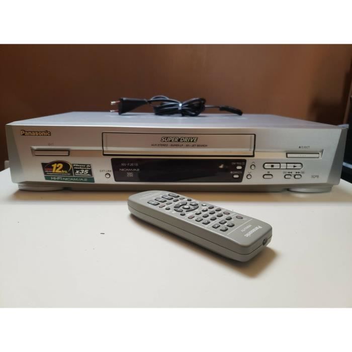 MAGNETOSCOPE PANASONIC NV-FJ618 LECTEUR ENREGISTREUR K7 CASSETTE VIDEO VHS VCR