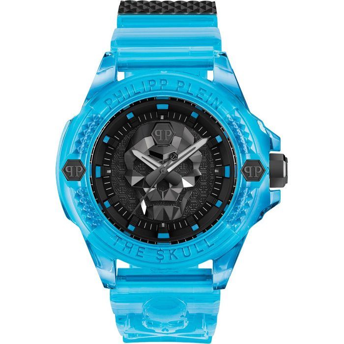 Montre - PHILIPP PLEIN - PWWAA0724 - Plastique Bleu - 44 mm - Résistante à leau 5 bar