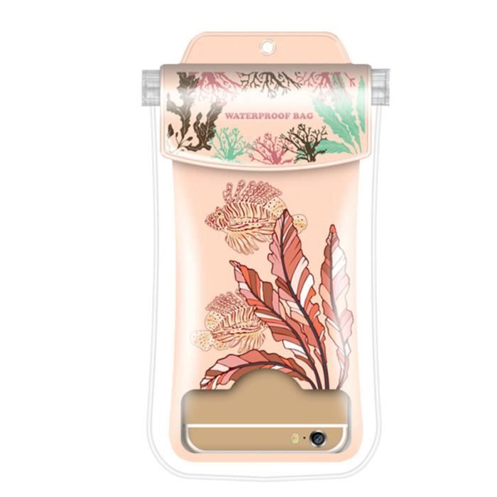 Etui ?�tanche pour t?�l?�phone portable Sac de transparent Pochette de sous-marine BOITE ETANCHE 