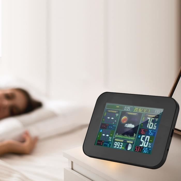 Lampe De Poche LED Multifonction Réveil Voyage Thermomètre - Horloge Mondiale Numérique