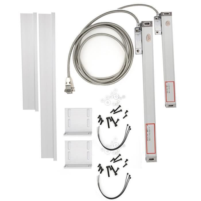 Qiilu échelle d'encodeur linéaire Échelle linéaire de course de 2 ...