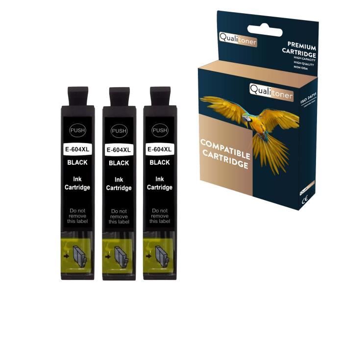 Lot De Cartouches Compatible Brother LC121XL - 3 Noirs + Pack Couleur Qualitoner, Neuf