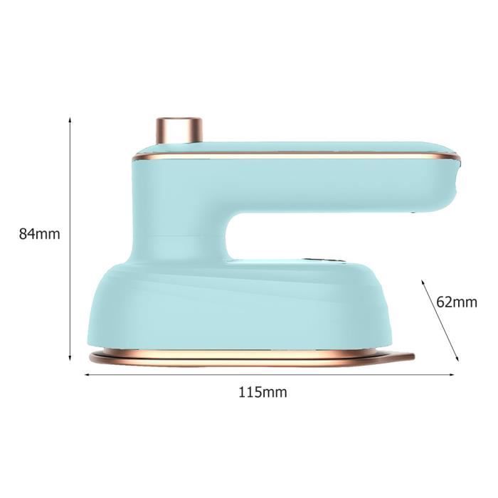 Fer à repasser vapeur portable 2 en 1 avec tête rotative à 90 pour les voyages et la maison on Fer à repasser vapeur portable 2 en 1 avec tête rotative à 90 pour les voyages et la maison on