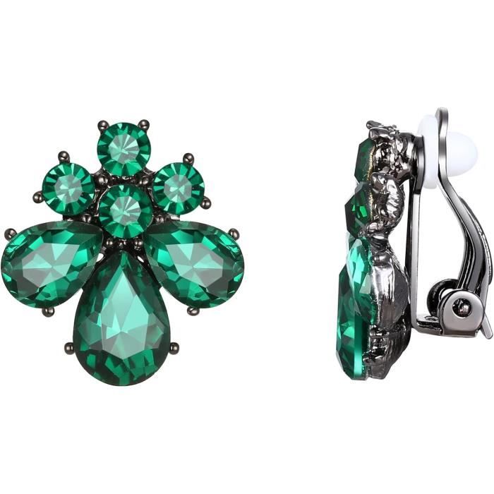 Boucles D'Oreilles Perle Et Saphirs