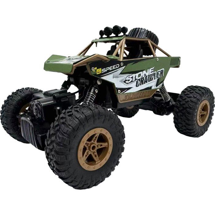 Voiture télécommandée tout terrain SILVERLIT EXOST Stone Crawler 1:18 10 kmh Effets lumineux Batterie incluse